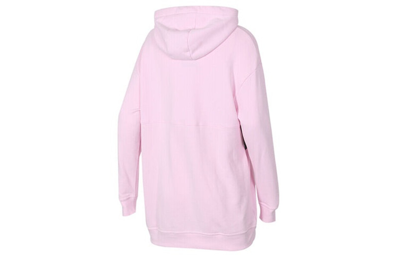 Nike (WMNS) Nike Sportswear Swoosh Hoodie 'Pink Black' AV8291-663 outlook