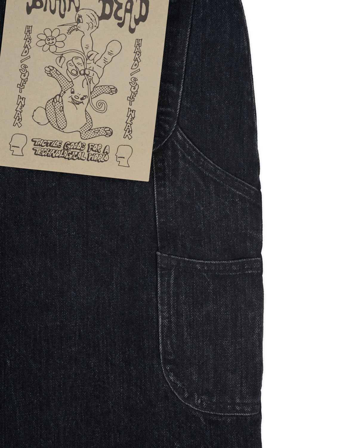 Type 02 13.2oz Selvedge Denim Pant - Washed Black - 8