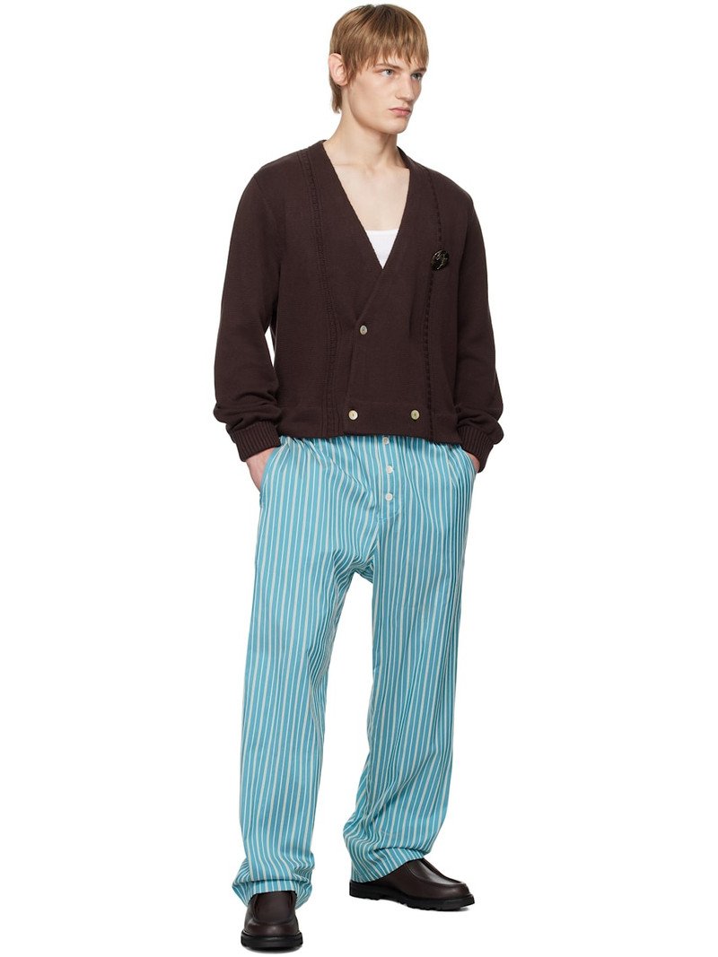 BODE Brown Double-Breasted Cardigan outlook