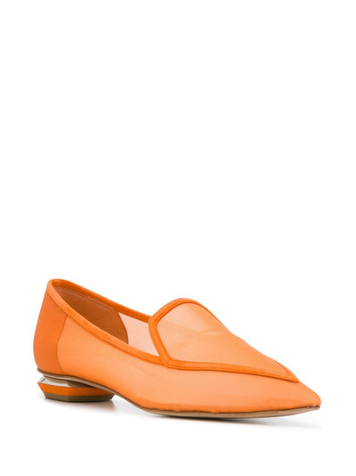 Nicholas Kirkwood Beya 18mm mesh loafers outlook