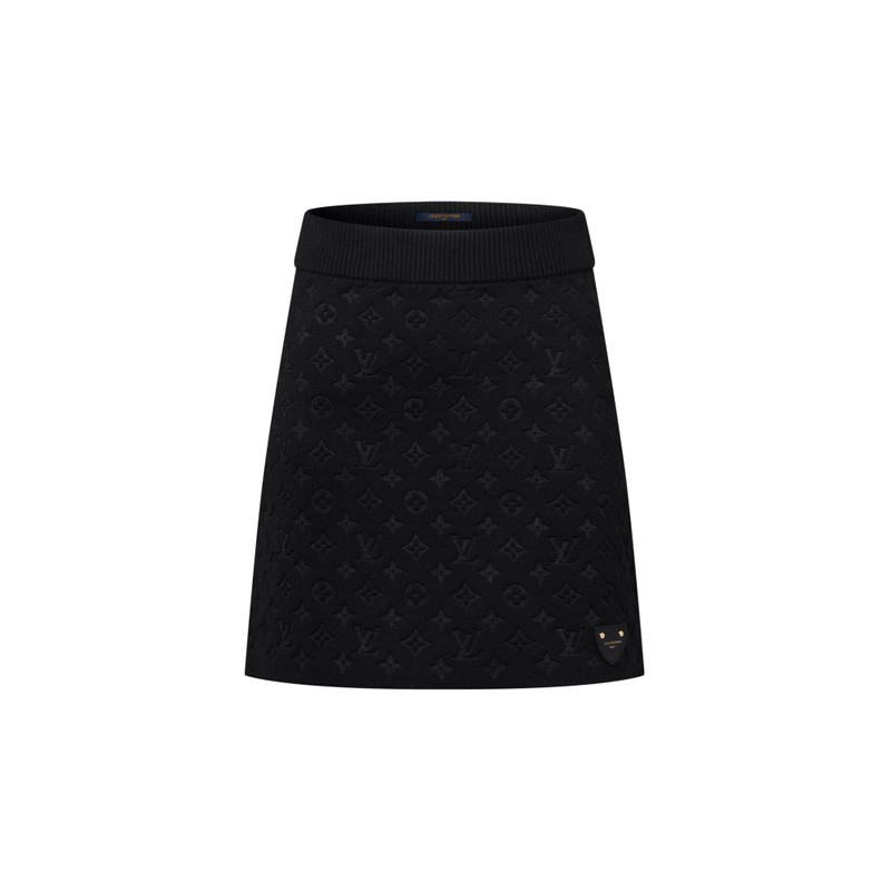 Monogram Knit Skirt 1
