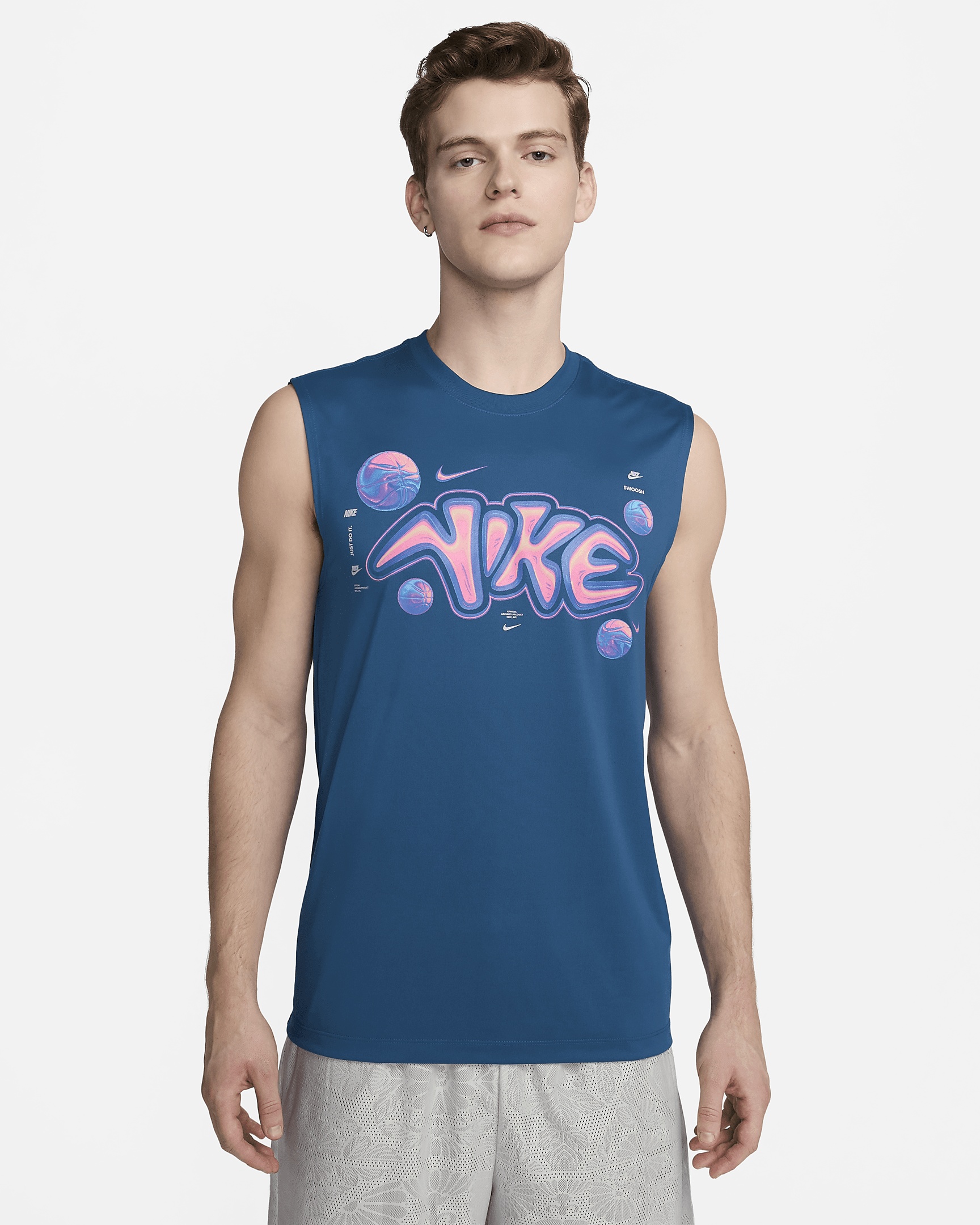 Nike Men's Dri-FIT Sleeveless Basketball T-Shirt - 1