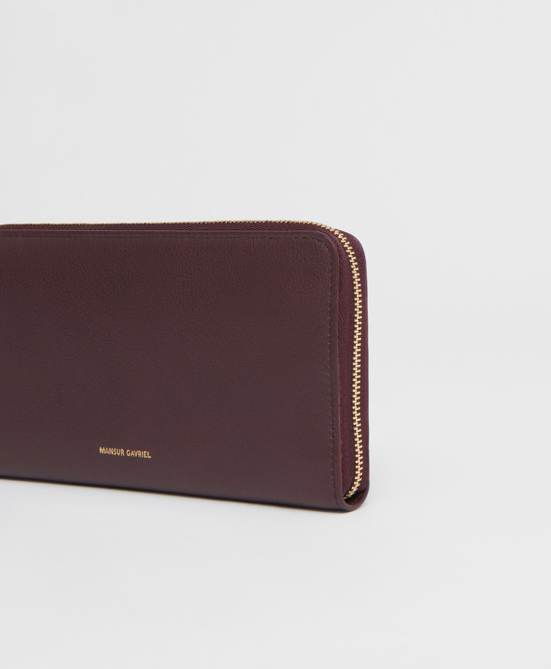 Mansur Gavriel ZIP CONTINENTAL WALLET outlook
