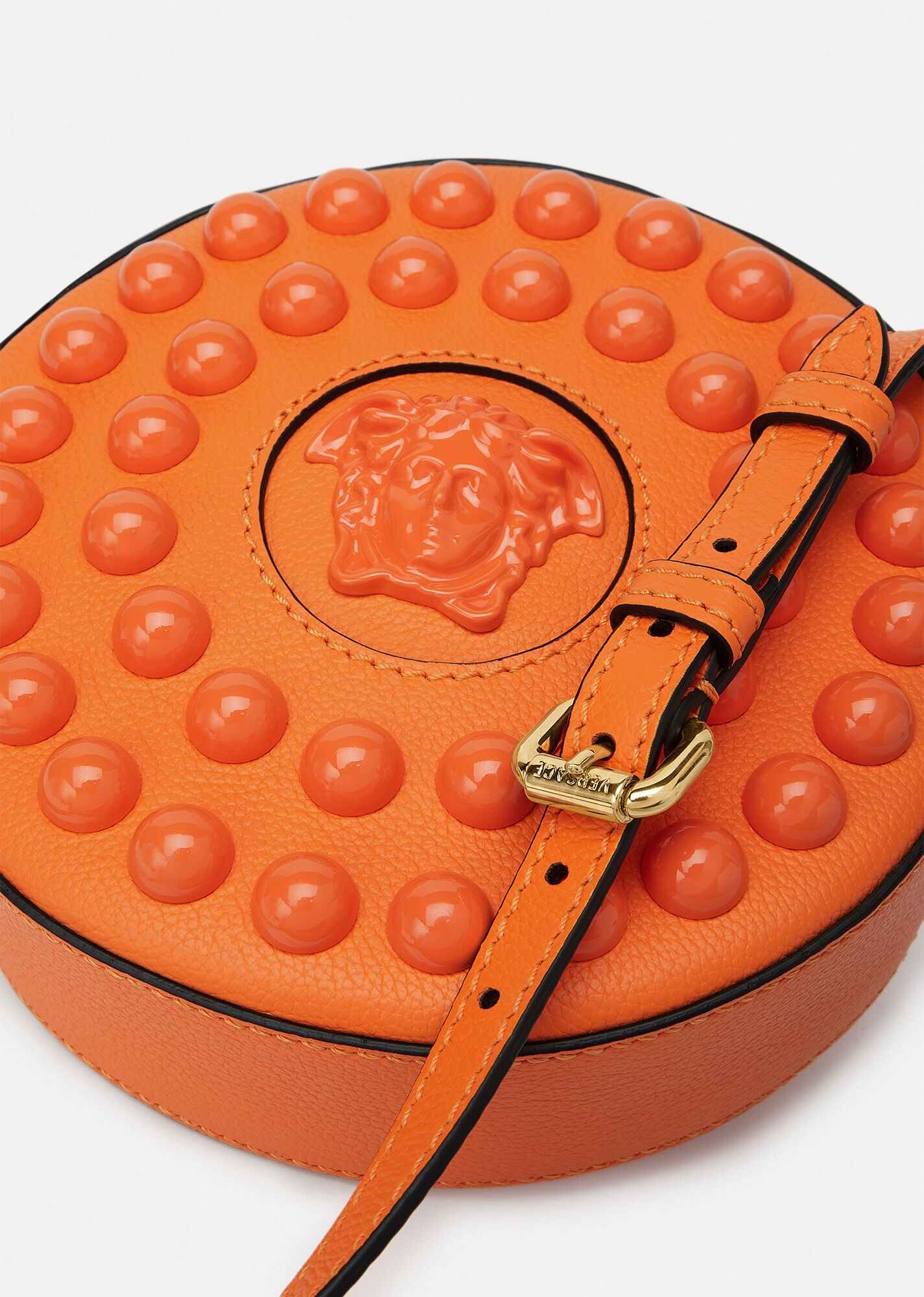 La Medusa Studded Round Camera Bag - 6