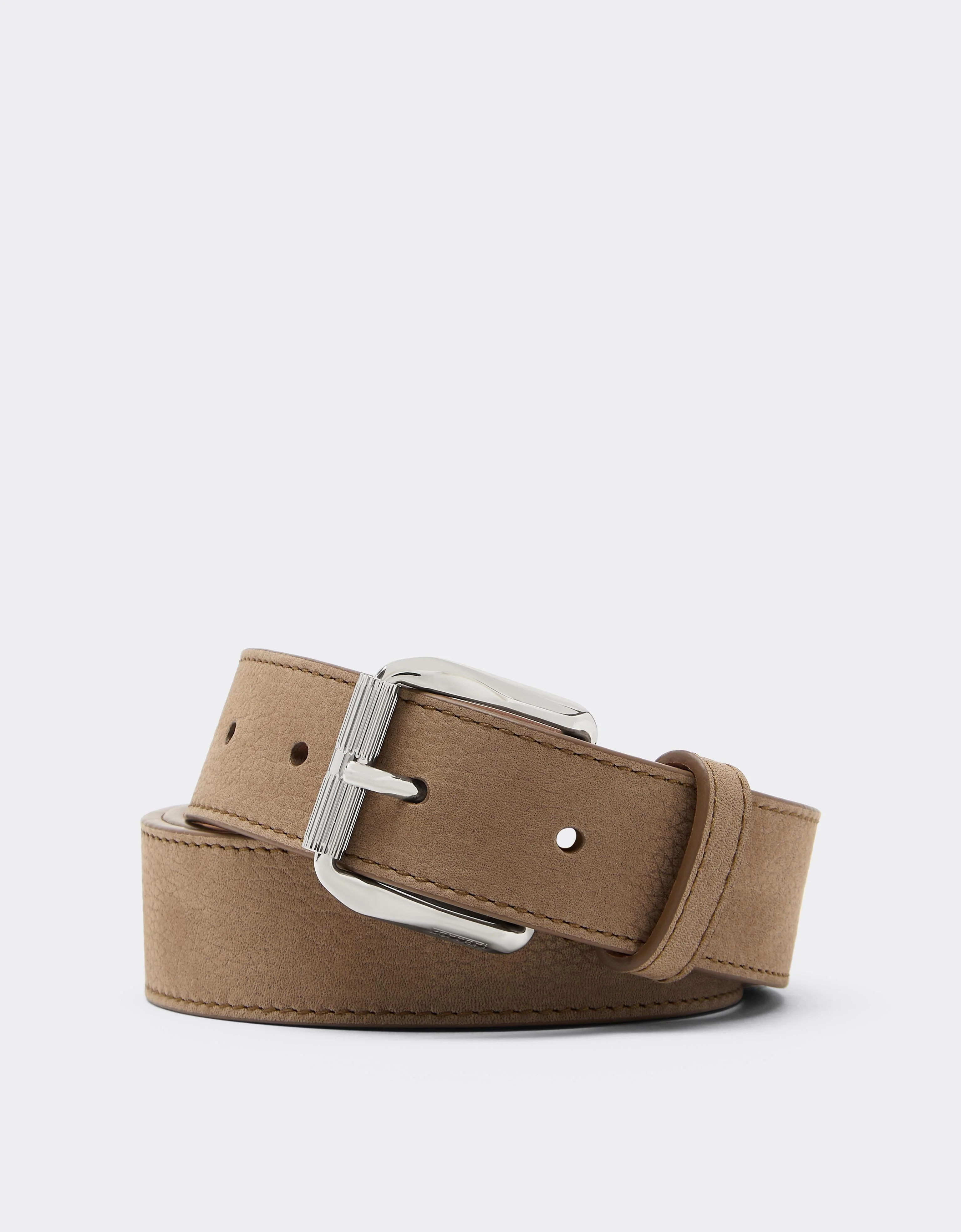 Waxed Leather Belt - 1