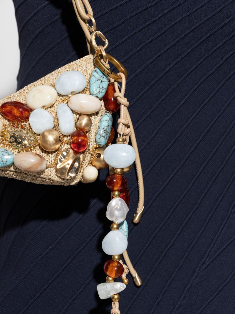 Mercier bead-embellishment bag charm 4