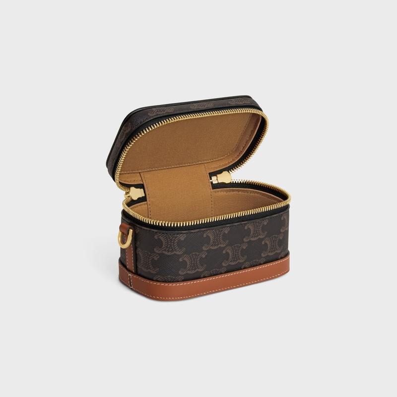 MINI VANITY IN Triomphe Canvas and Calfskin 4