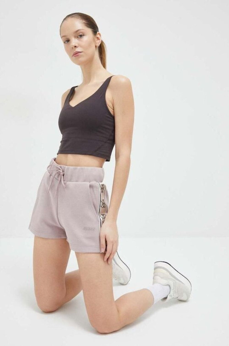 logo-tape drawstring-fastening shorts 1