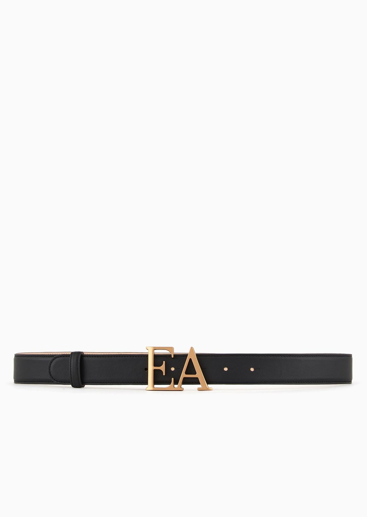 Leather belt with moulded EA buckle - 3