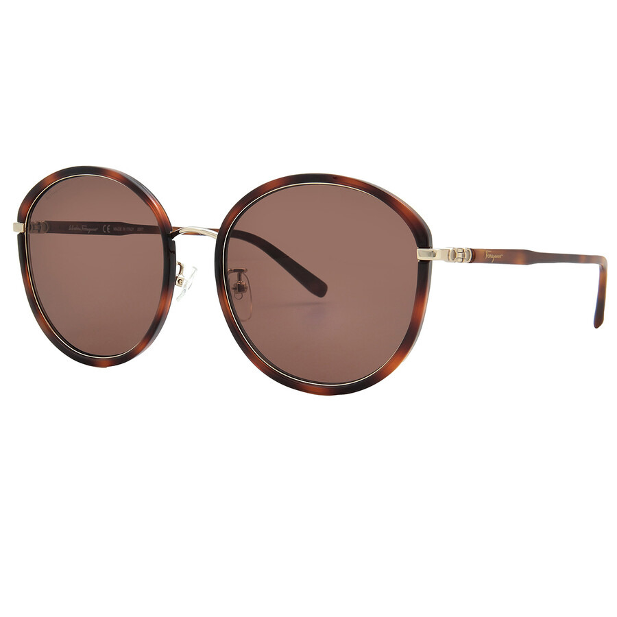 Salvatore Ferragamo Oval Ladies Sunglasses SF250SA 723 57 - 2