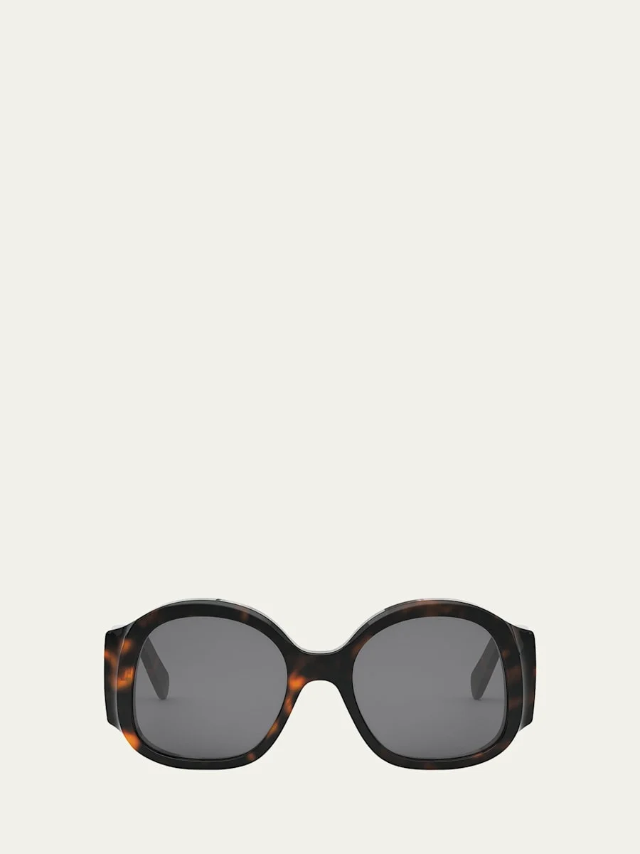 Max Triomphe Round Acetate Sunglasses - 1