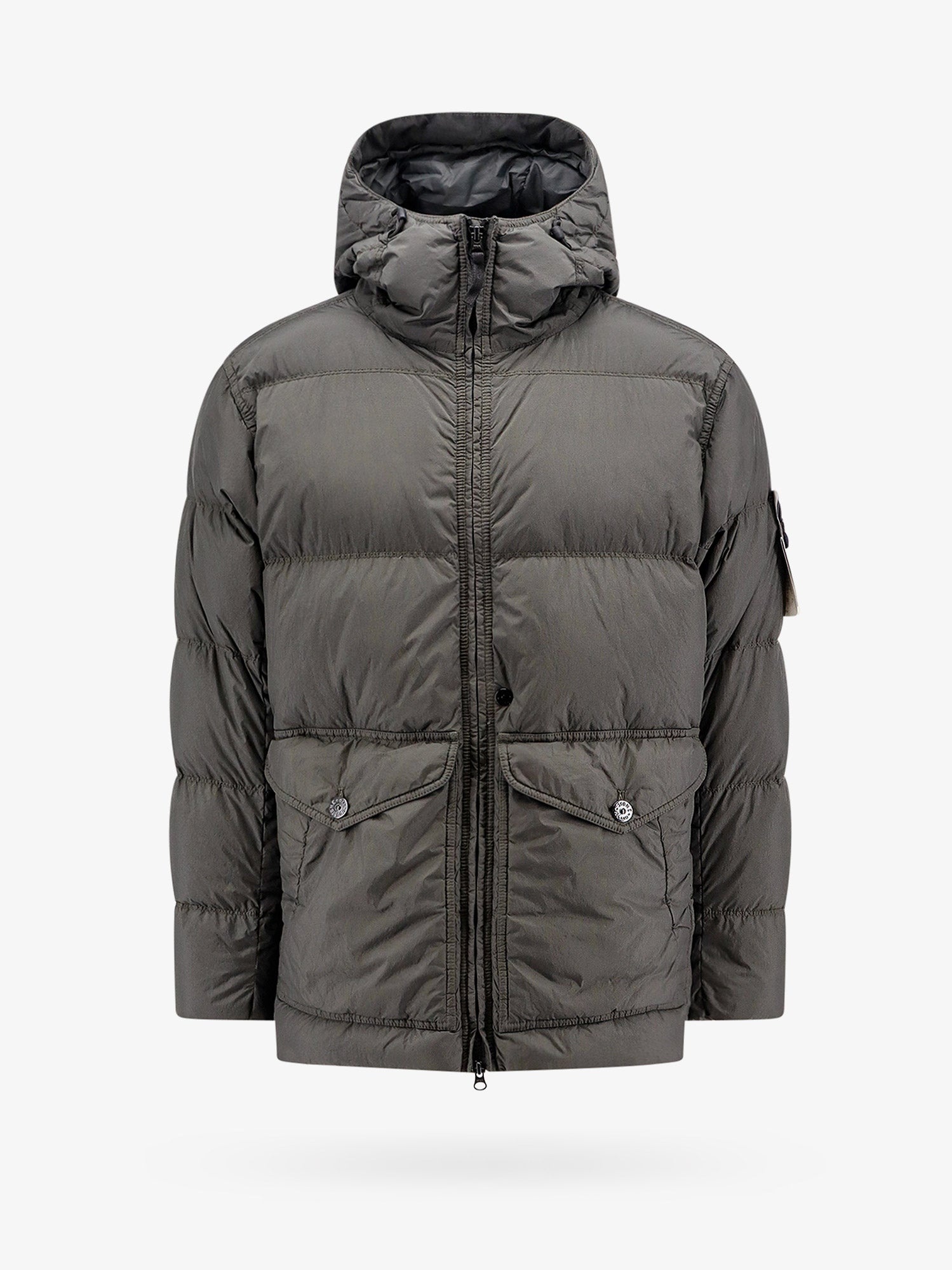 Stone Island Man Jacket Man Grey Jackets - 1