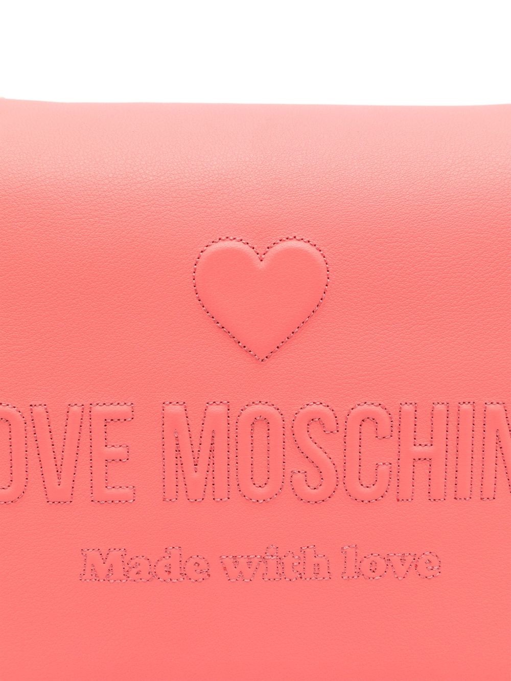 logo-embossed shoulder bag - 4