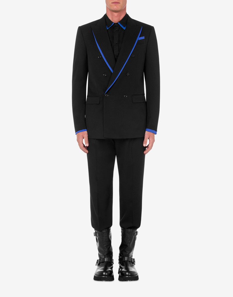 Moschino CONTRASTING LAYERS GABARDINE JACKET outlook