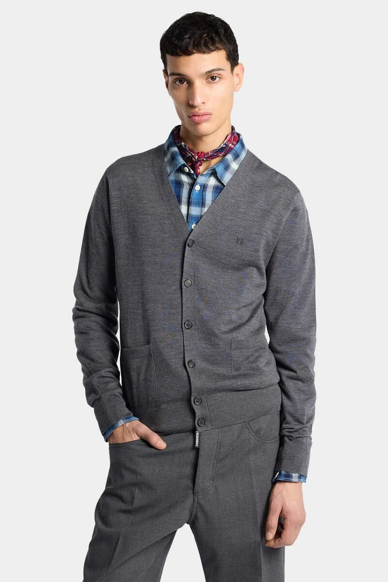 D2 UPSIDE DOWN CARDIGAN - 1