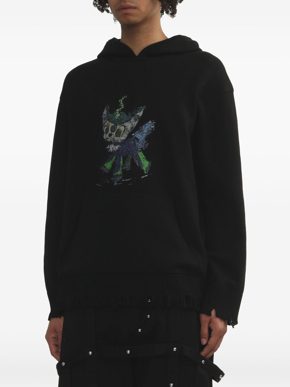 Grunge Monster Pony hoodie - 3