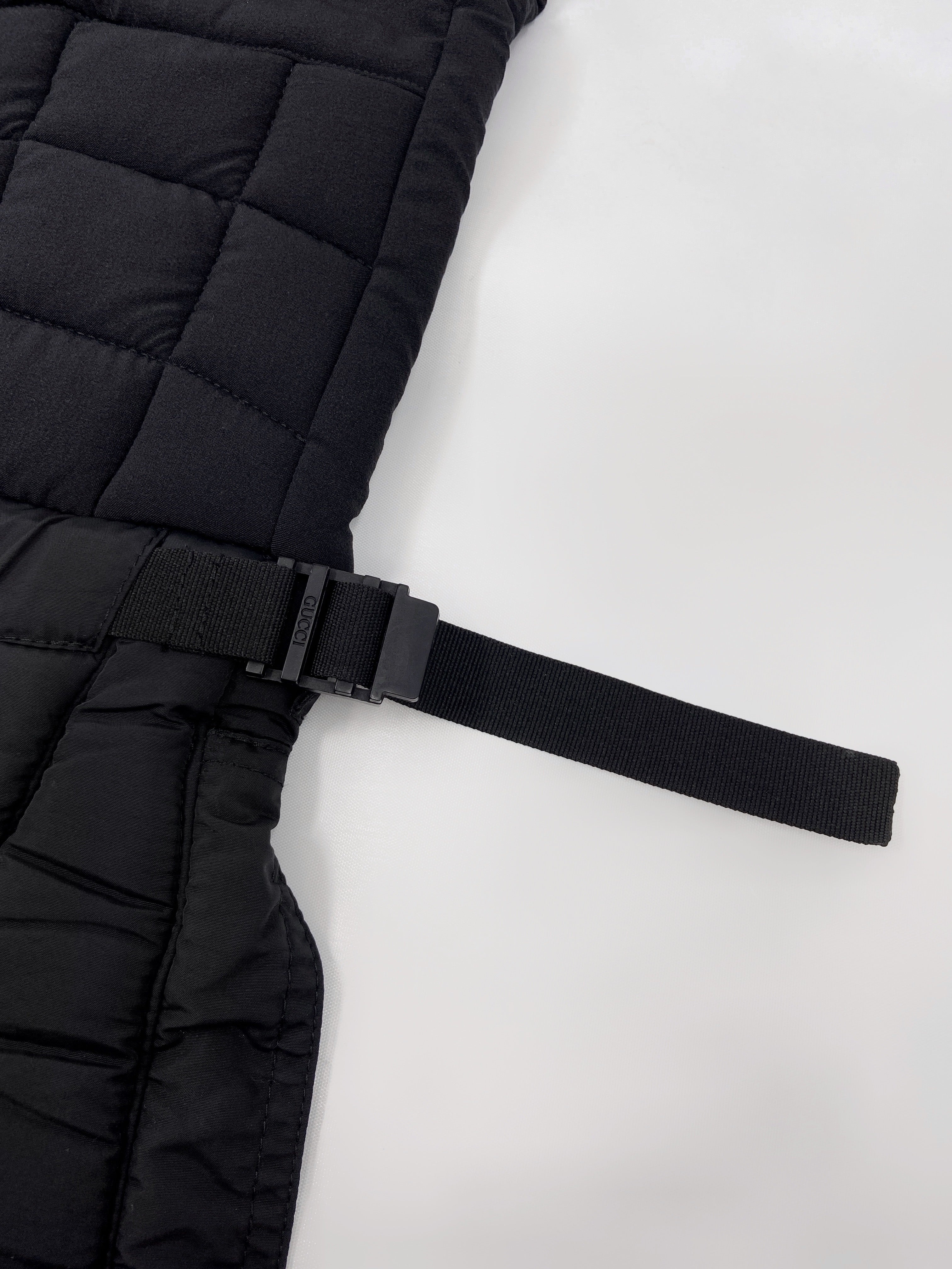Gucci Fall 1999 Tom Ford Men’s Black Padded Ski Pants 46 - 11