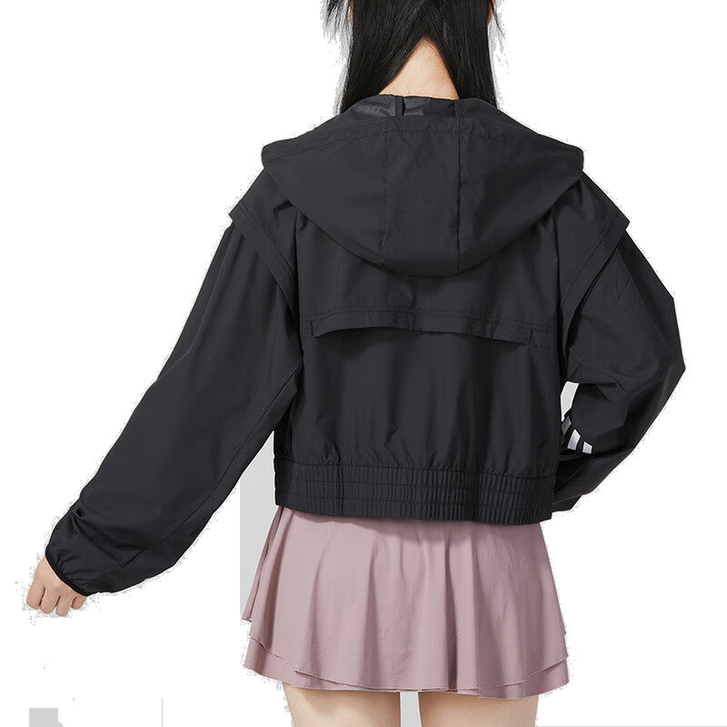 (WMNS) adidas WIND.RDY Hyperglam Windbreaker 'Black' IL6977 3