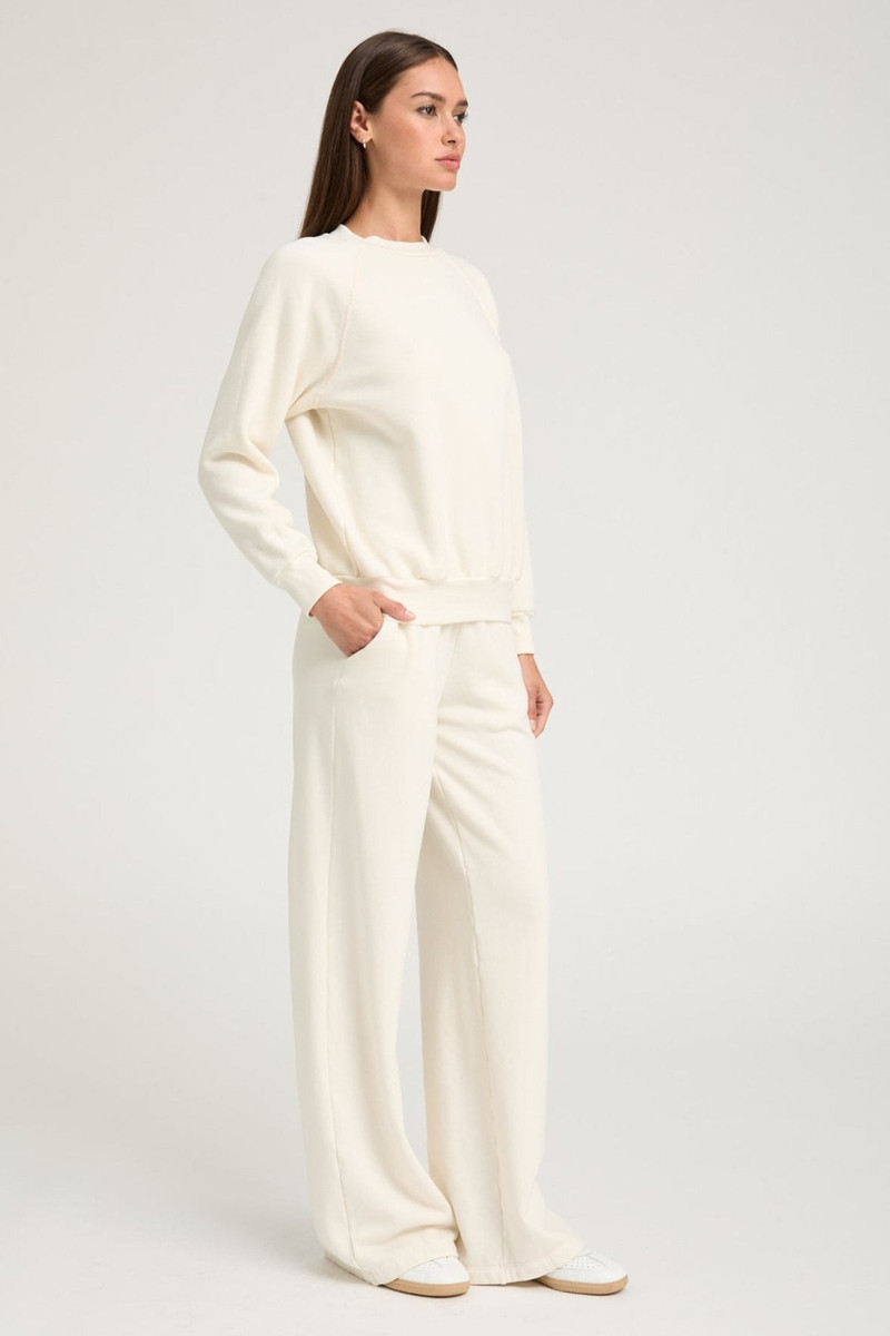 SPRWMN CREME SHRUNKEN RAGLAN SWEATSHIRT outlook