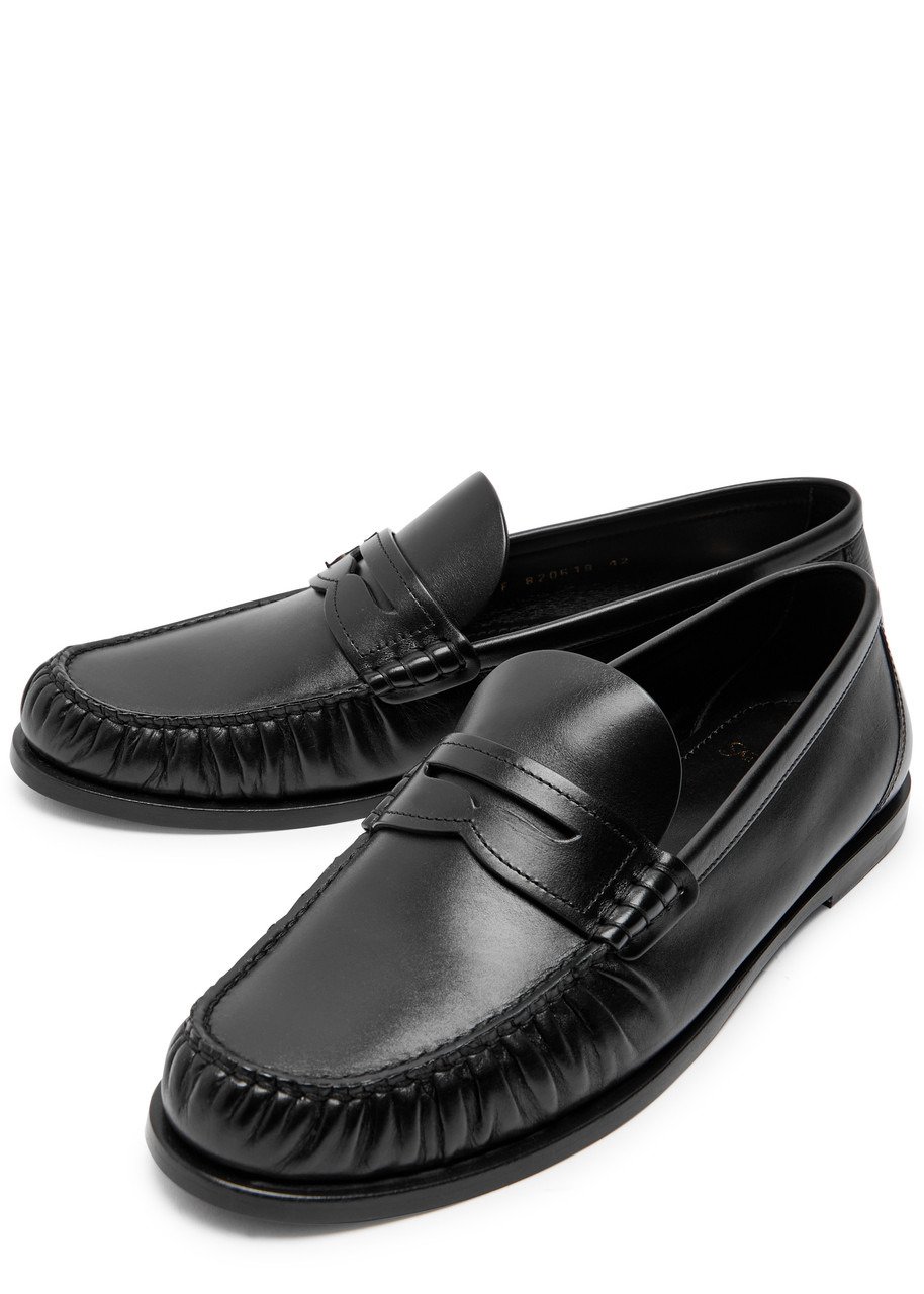 Saint Laurent Ryan Leather Loafers - 3
