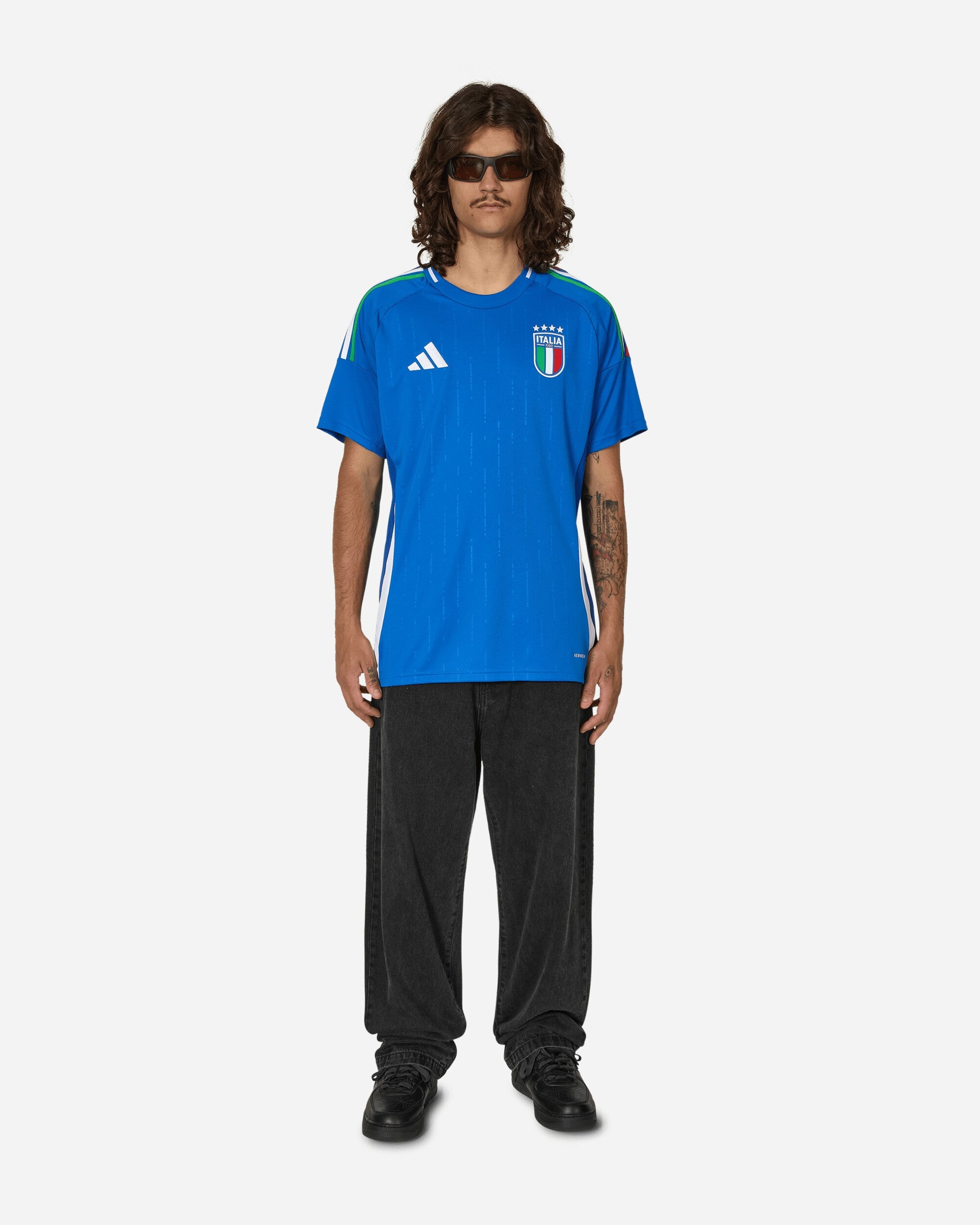 Italy 24 Home Jersey Blue - 4