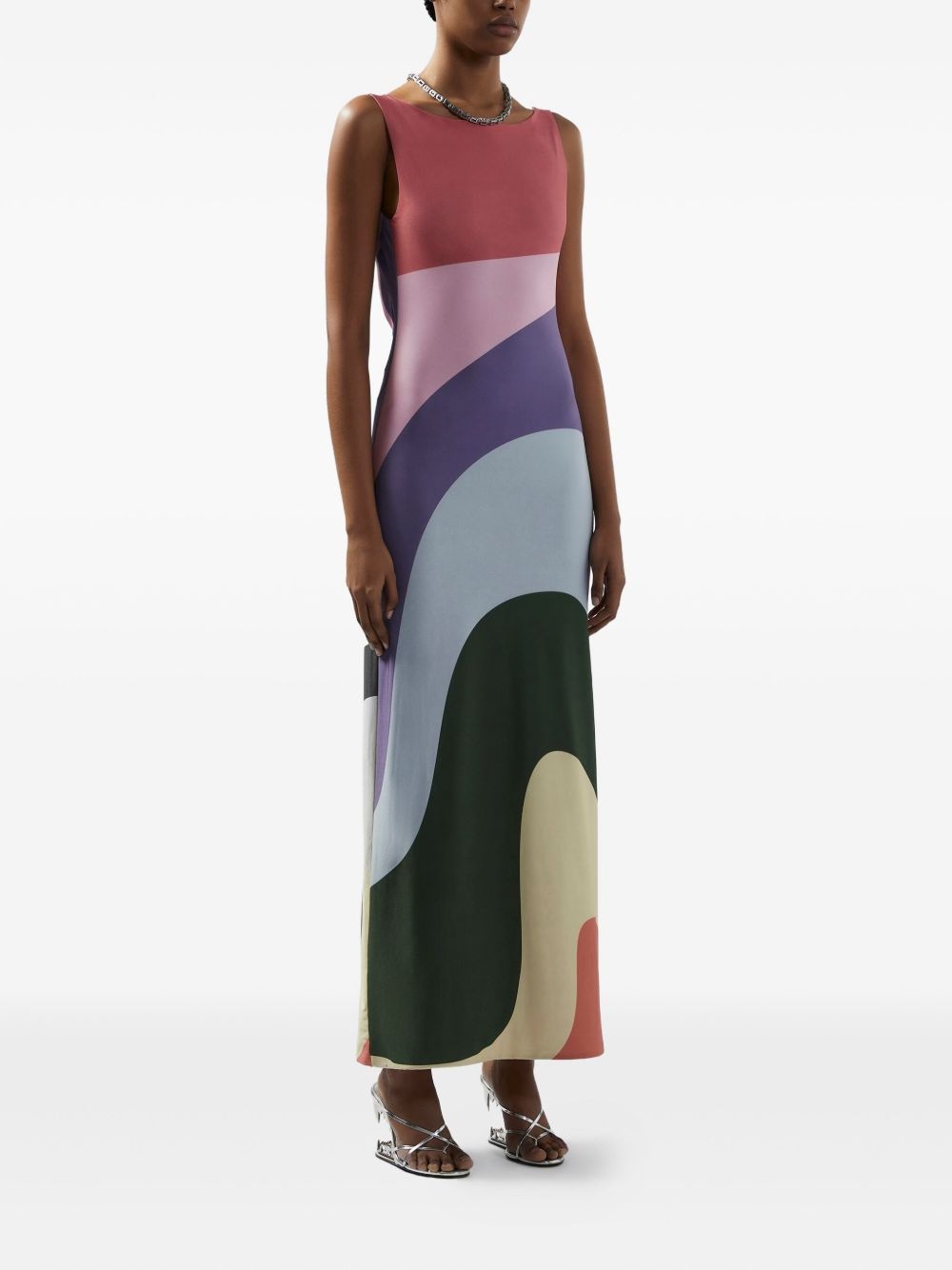 Rainbow midi dress - 3