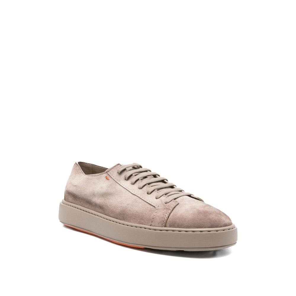 Santoni Grey Trainers - Low-Tops Men - 4