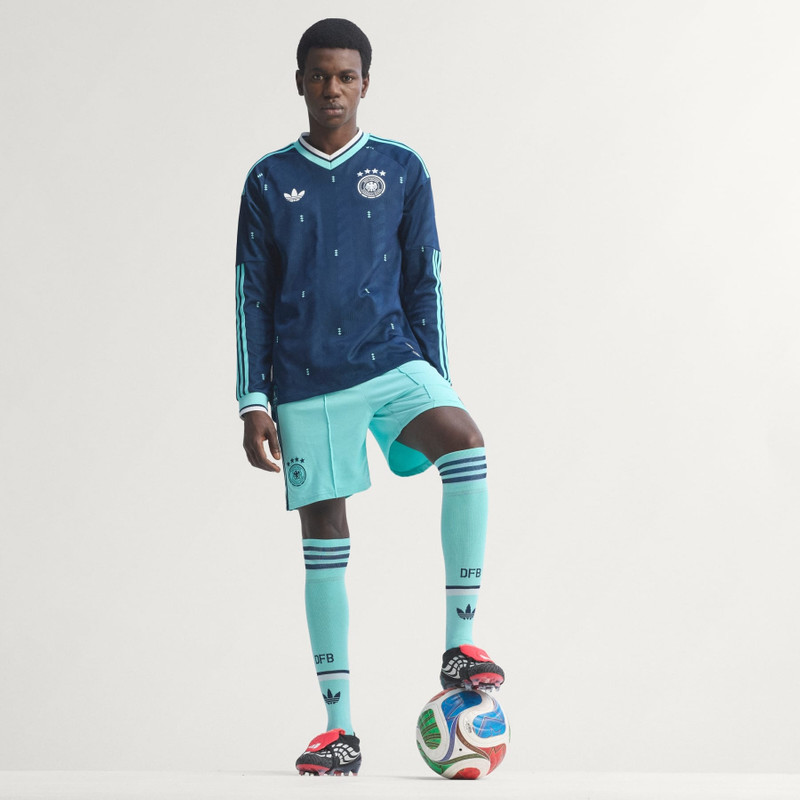 Germany 26 Away Authentic Long Sleeve Jersey 12