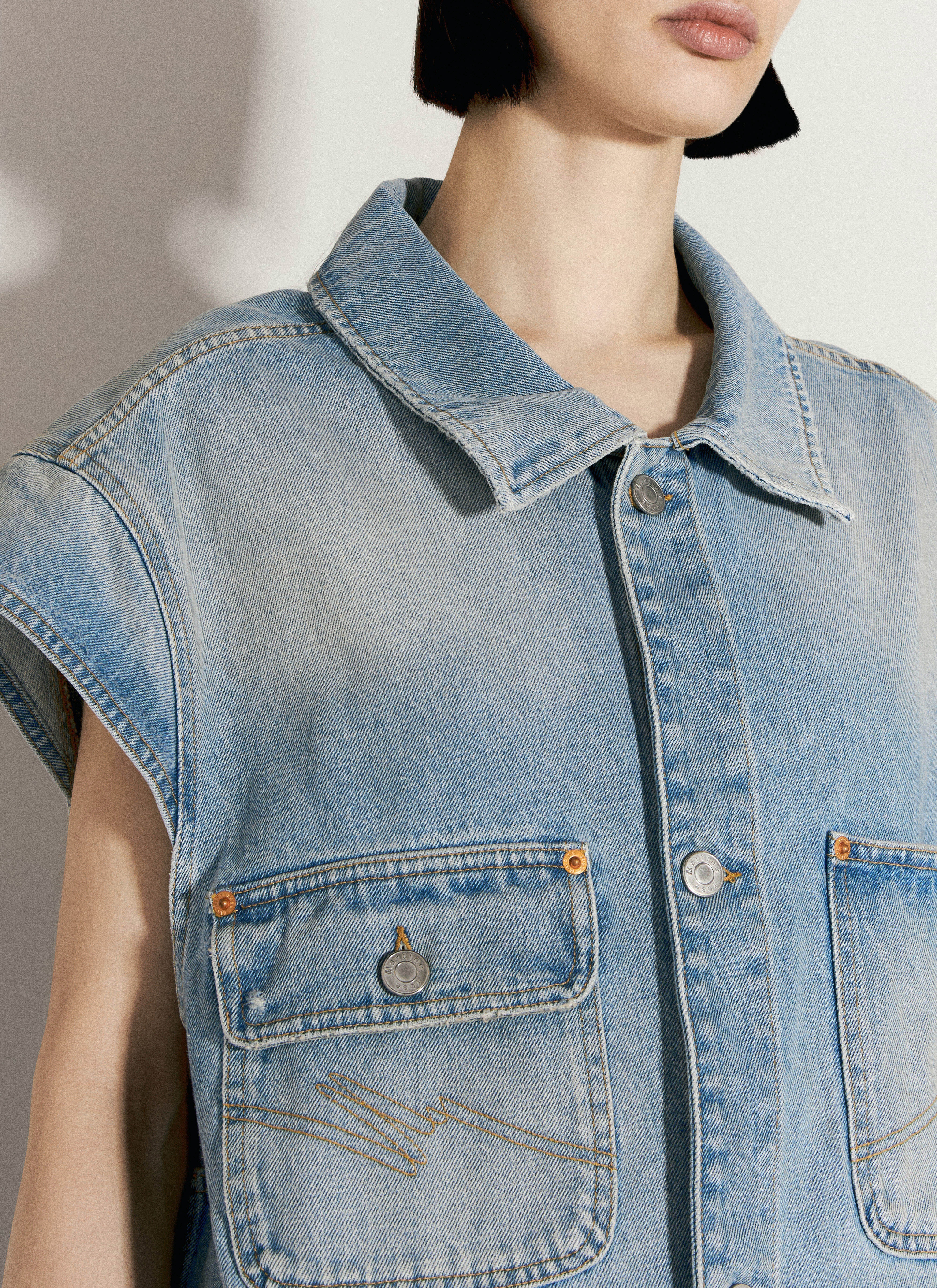 Denim Gilet - 5