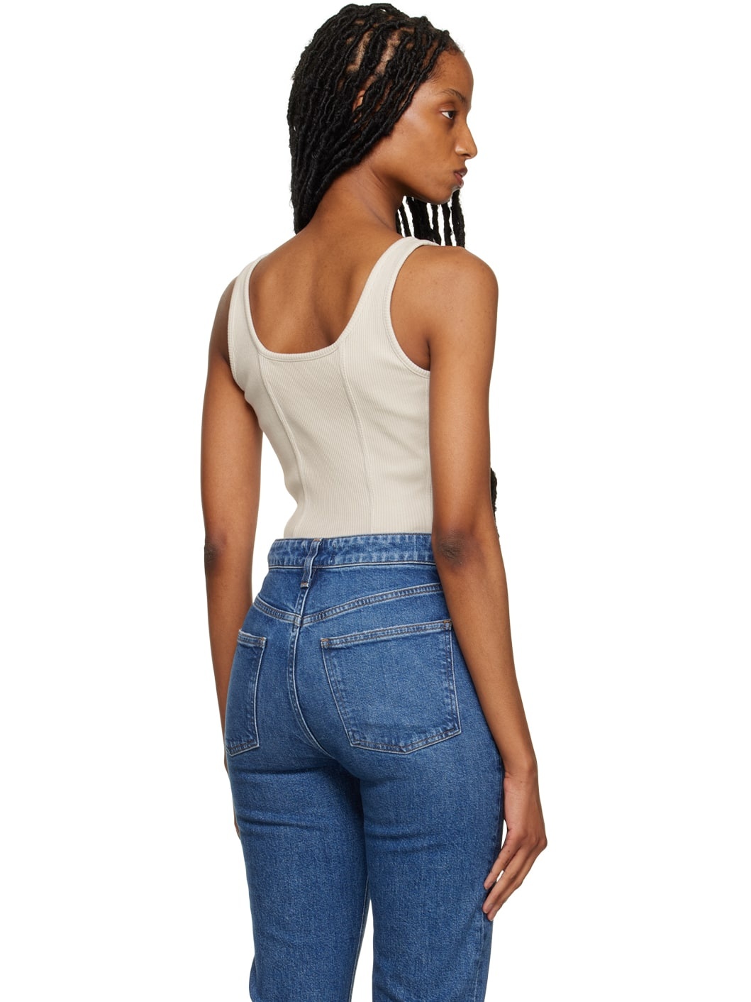 Beige Elna Bodysuit - 3