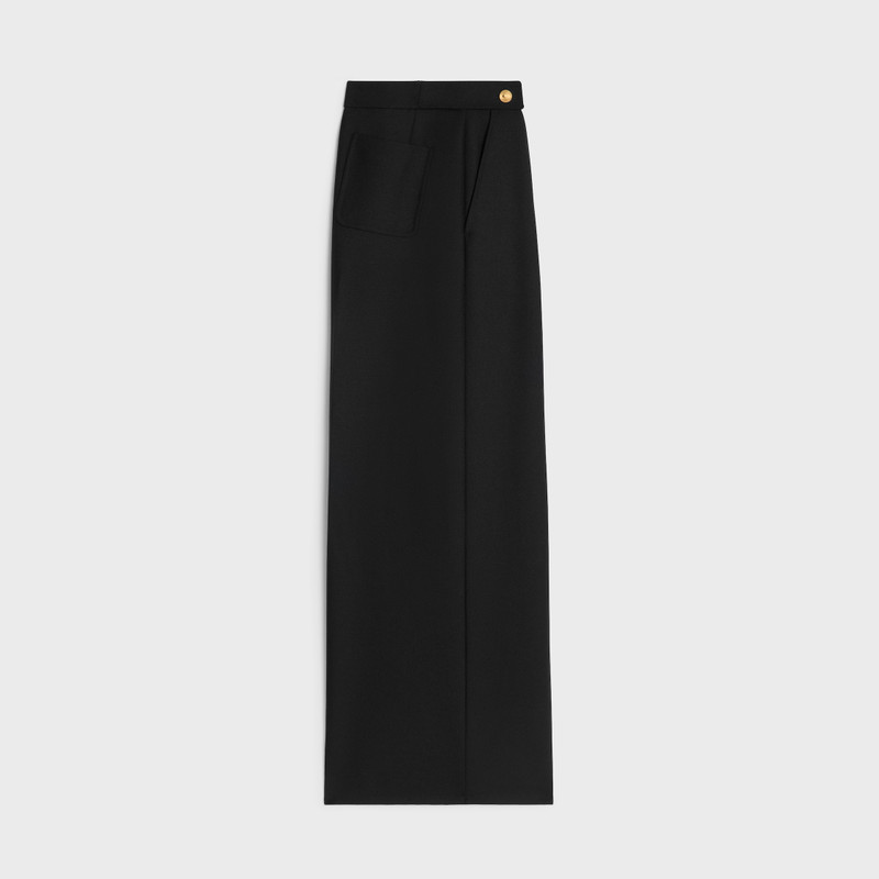 CELINE taillat pants in mohair wool outlook