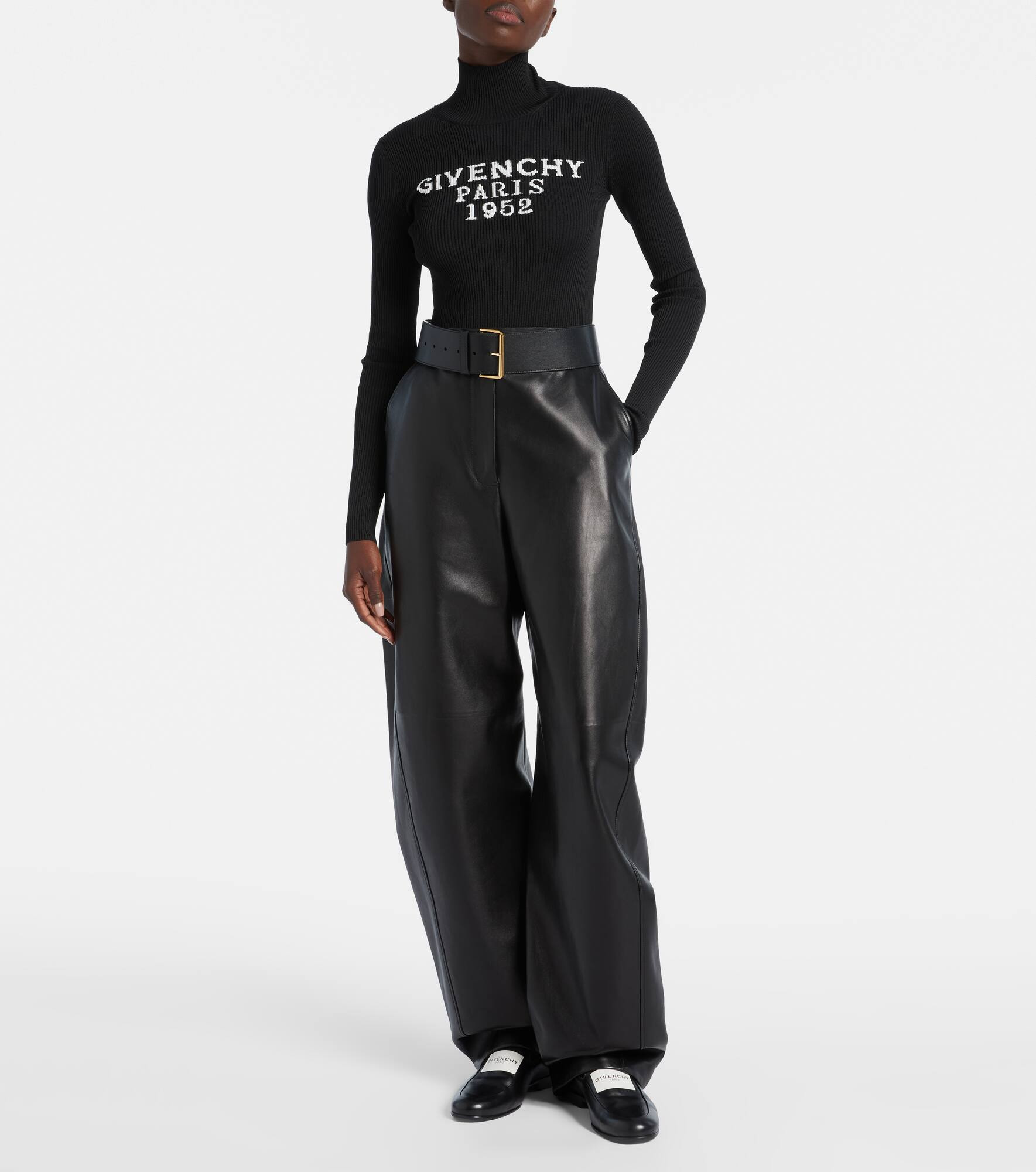 Logo ribbed-knit bodysuit - 2