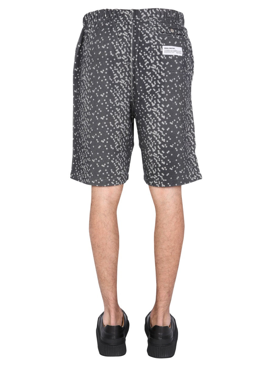 Heron Preston Men Bermuda With Rubber Logo - 4
