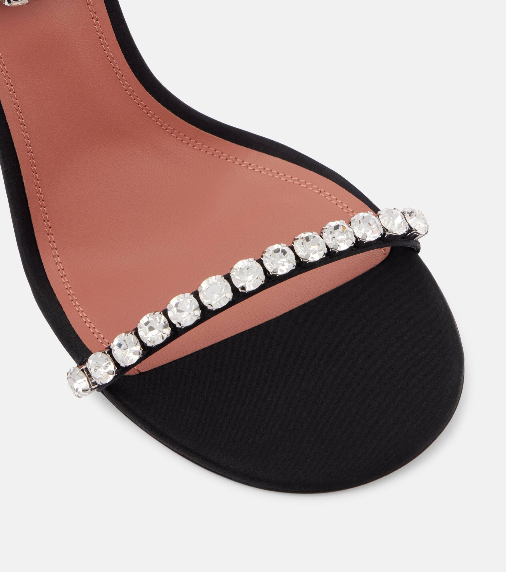 Gigi 95 embellished satin sandals - 5