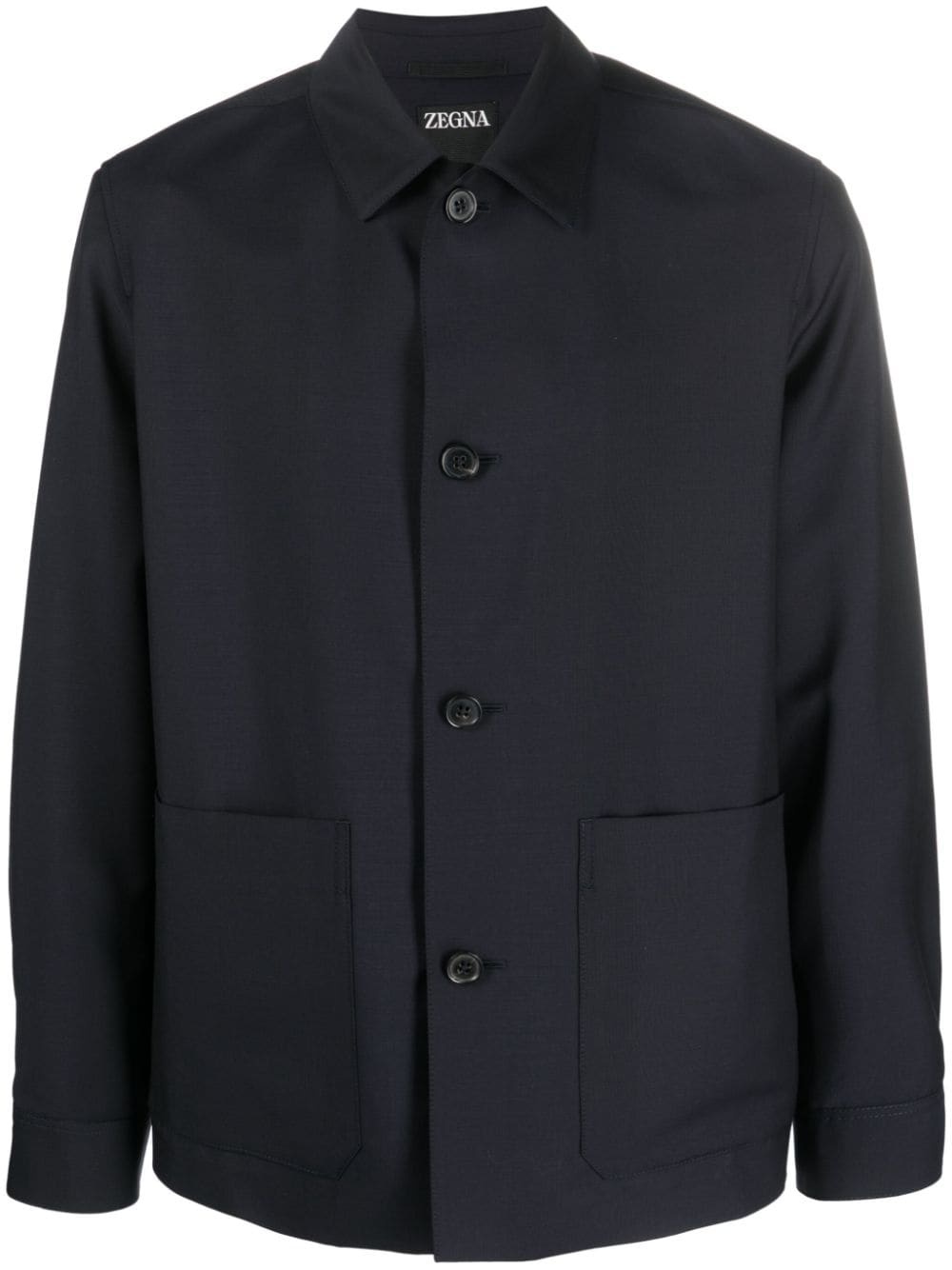 button-up shirt jacket - 1