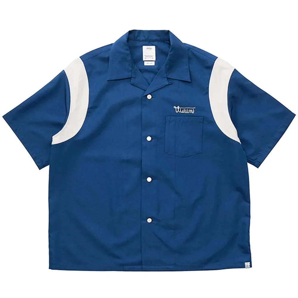 Visvim | Douglas Shirt S/S 'Navy' - 1
