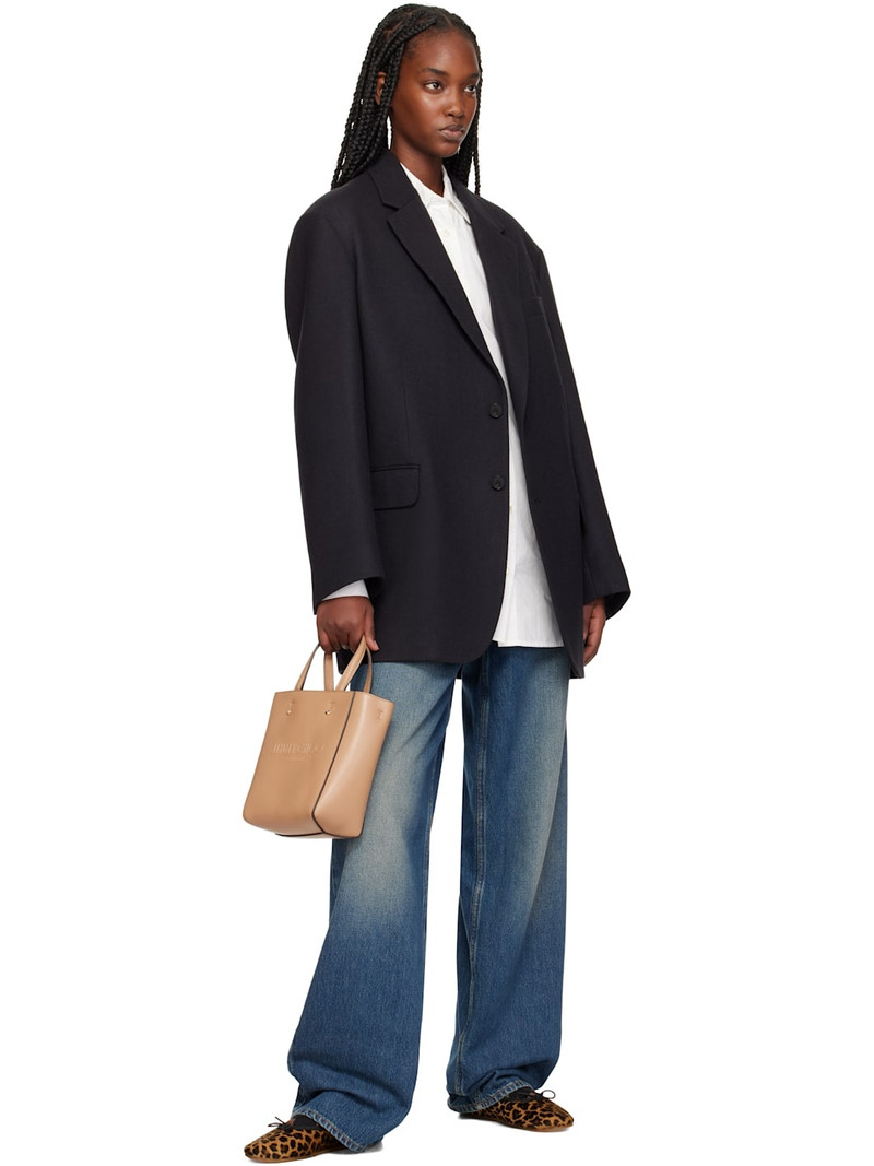 Beige Lenny N/S S Tote 4