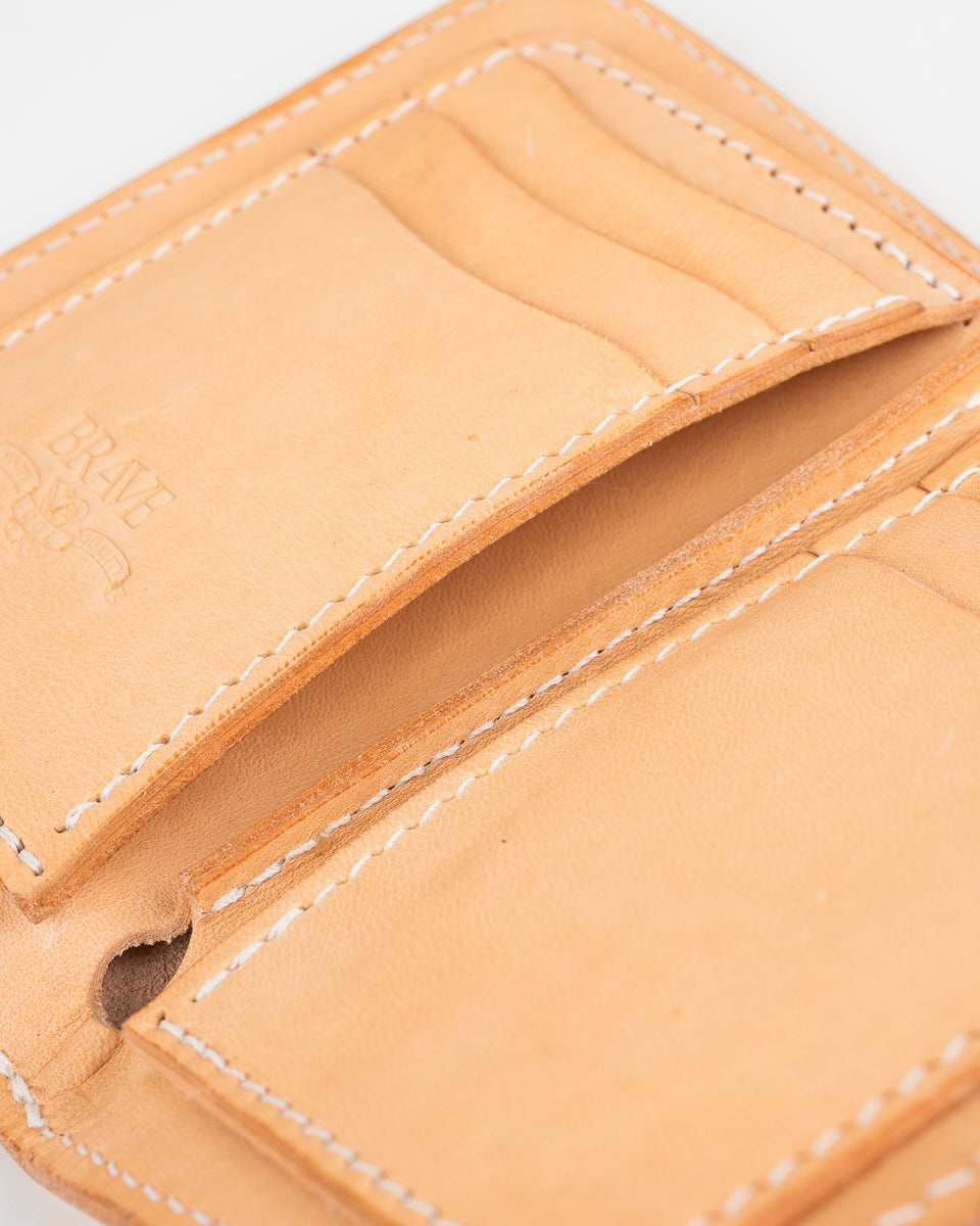 OGL BRAVE HORSEHIDE MID WALLET - NATURAL - 9