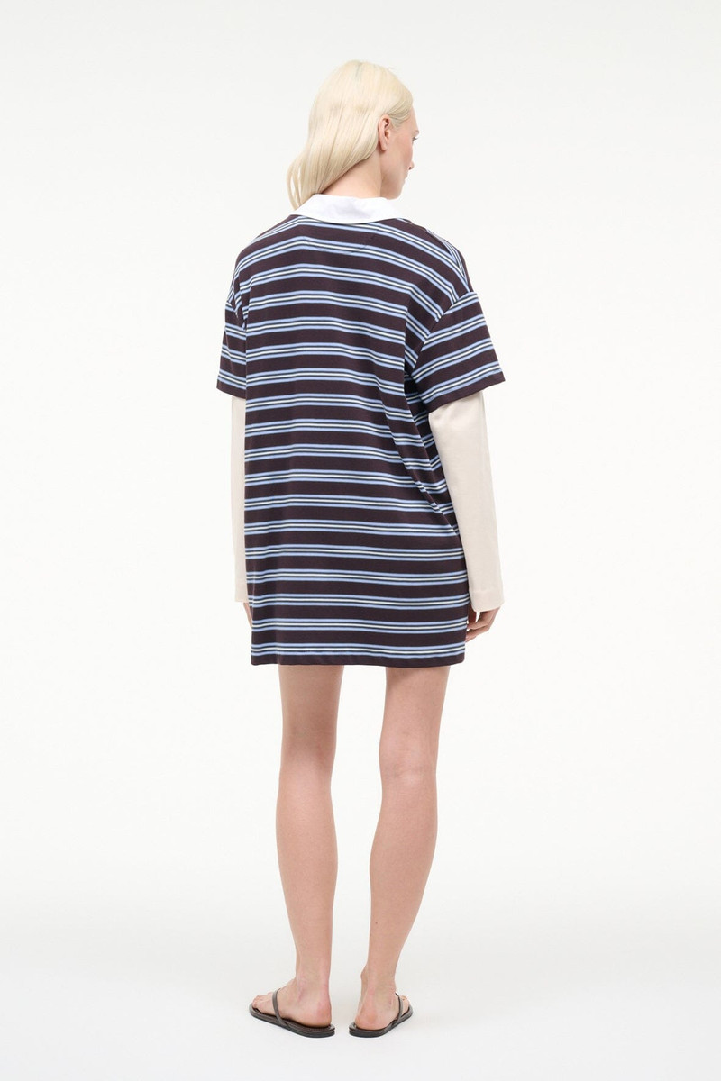 STAUD IVAR DRESS REDONDO STRIPE 6