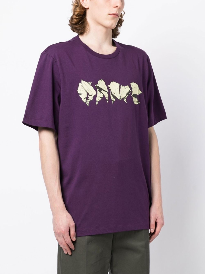 logo-print short-sleeved T-shirt 3
