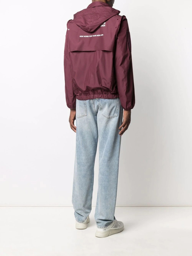 slogan-print lightweight jacket 7