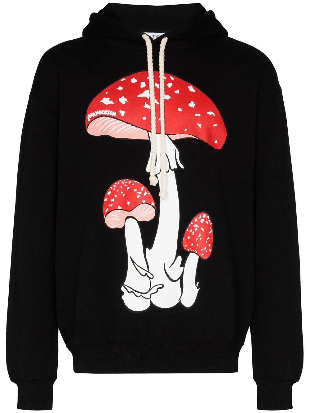 Mushroom print hoodie - 1