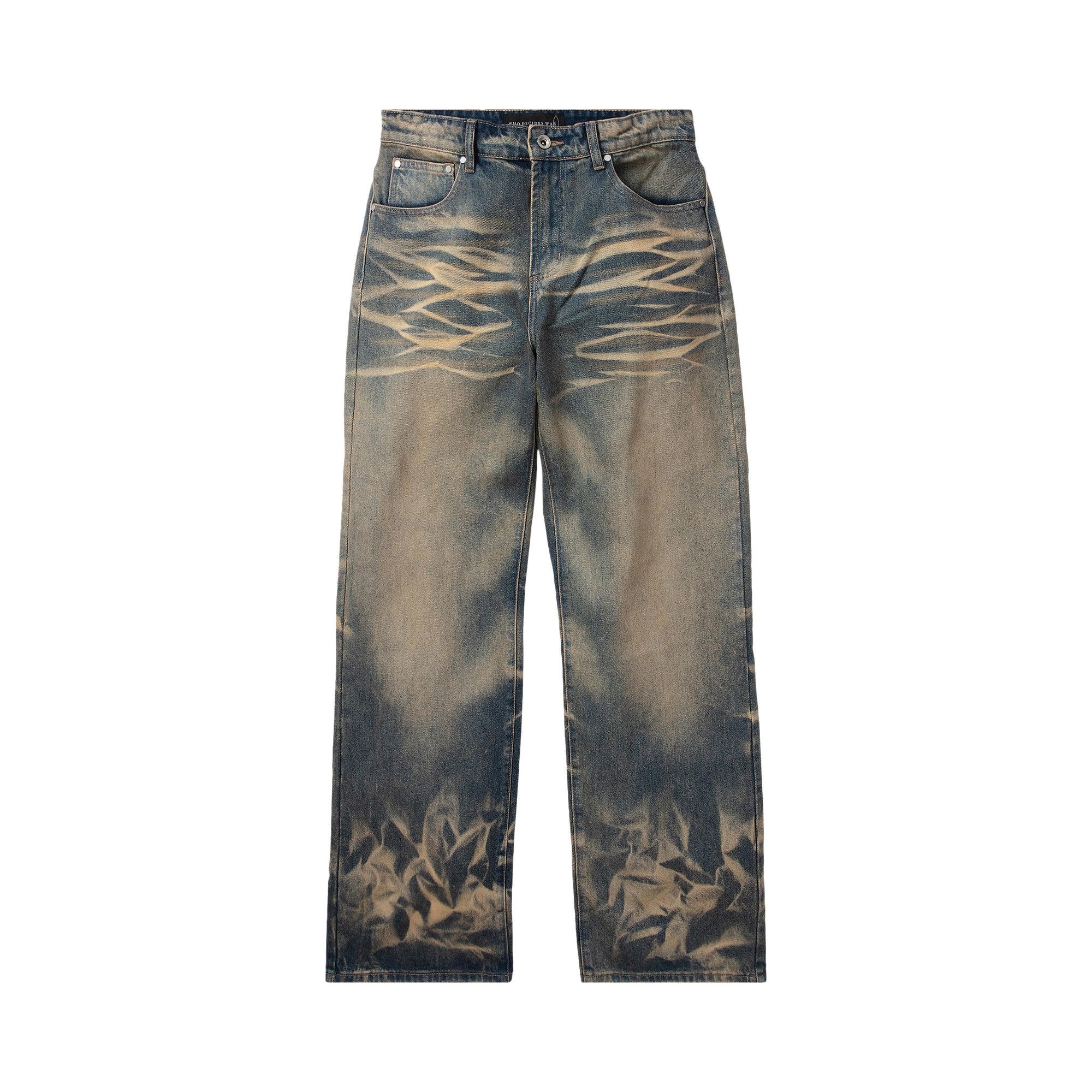 Who Decides War Flare Vintage Jeans 'Denim' - 1