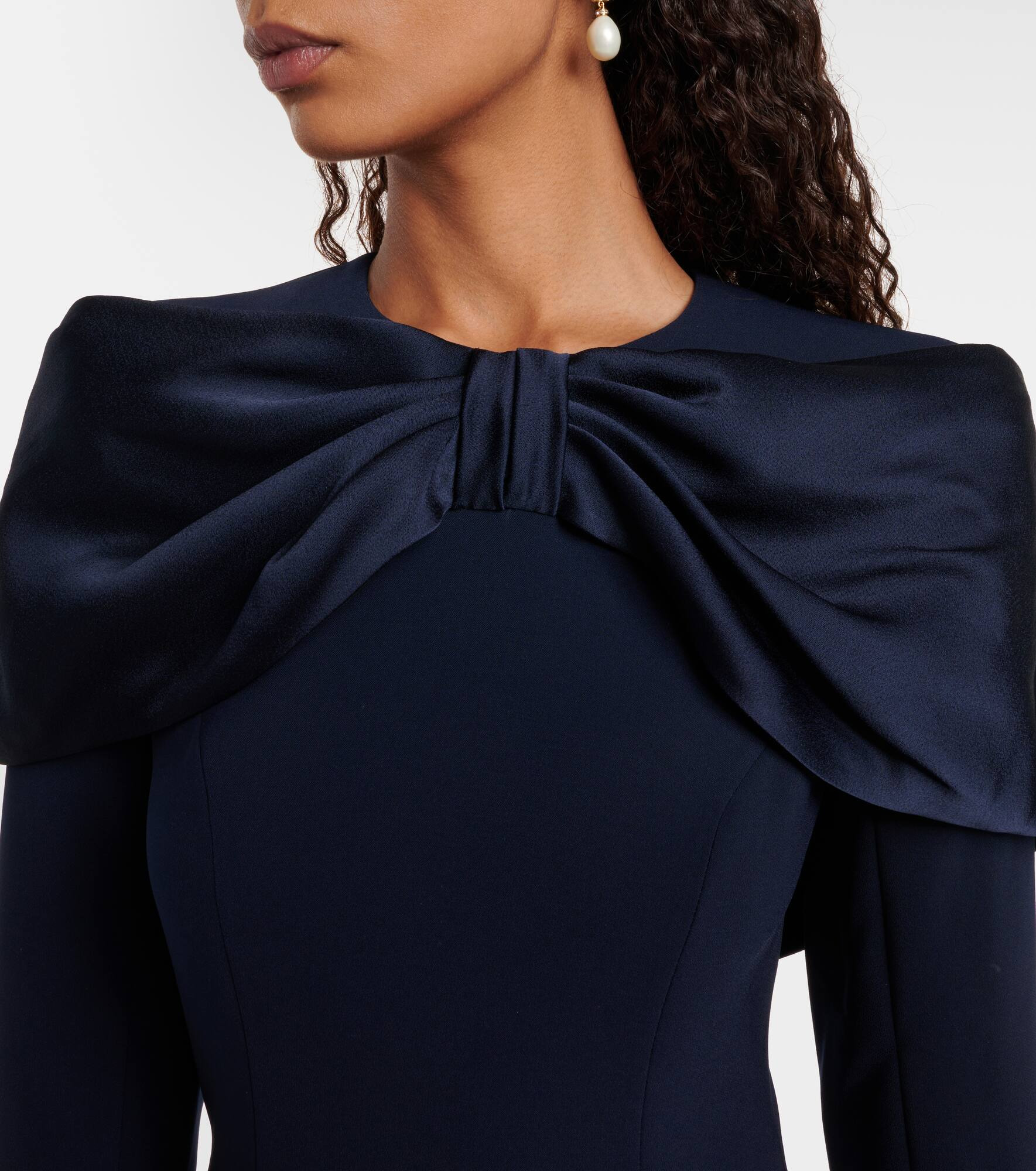 Penny caped midi dress - 4