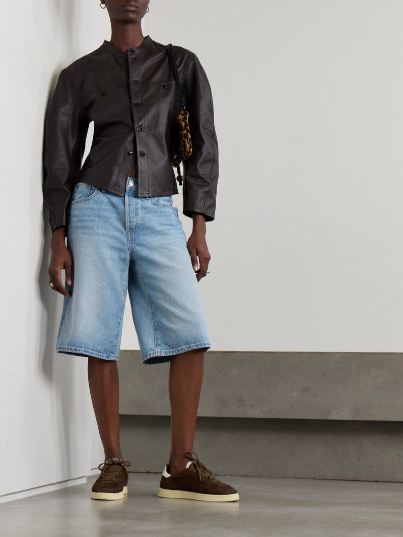 RE/DONE Skater Organic Denim Shorts outlook