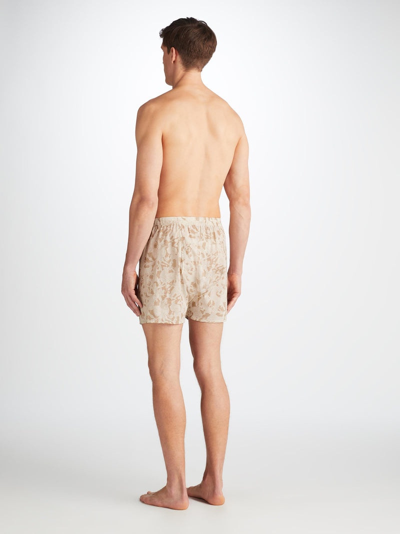 Men's Classic Fit Boxers Ledbury 73 Cotton Batiste Sand 4