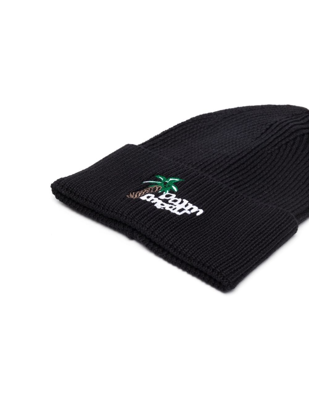 Sketchy embroidered-logo beanie - 2