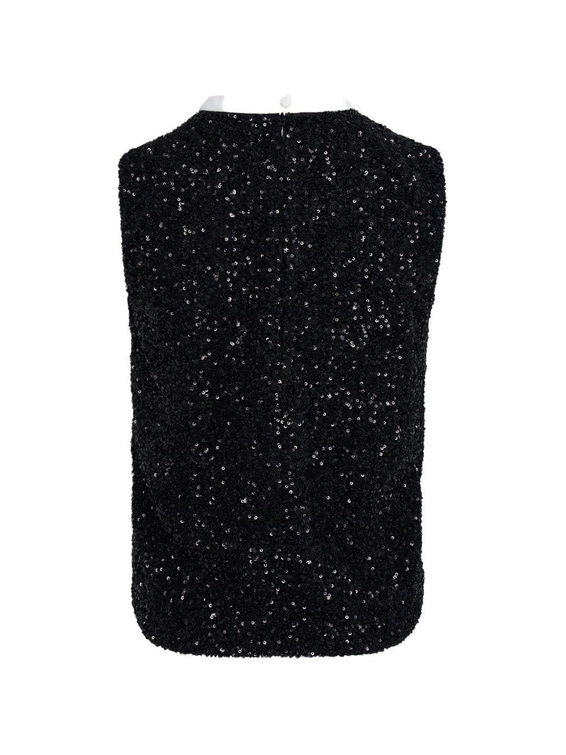 N°21 sequins sleeveless top outlook
