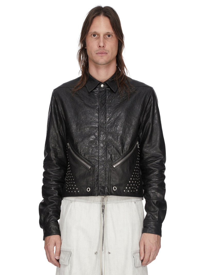 Tour Alice Leather Shirt Jacket Black 1