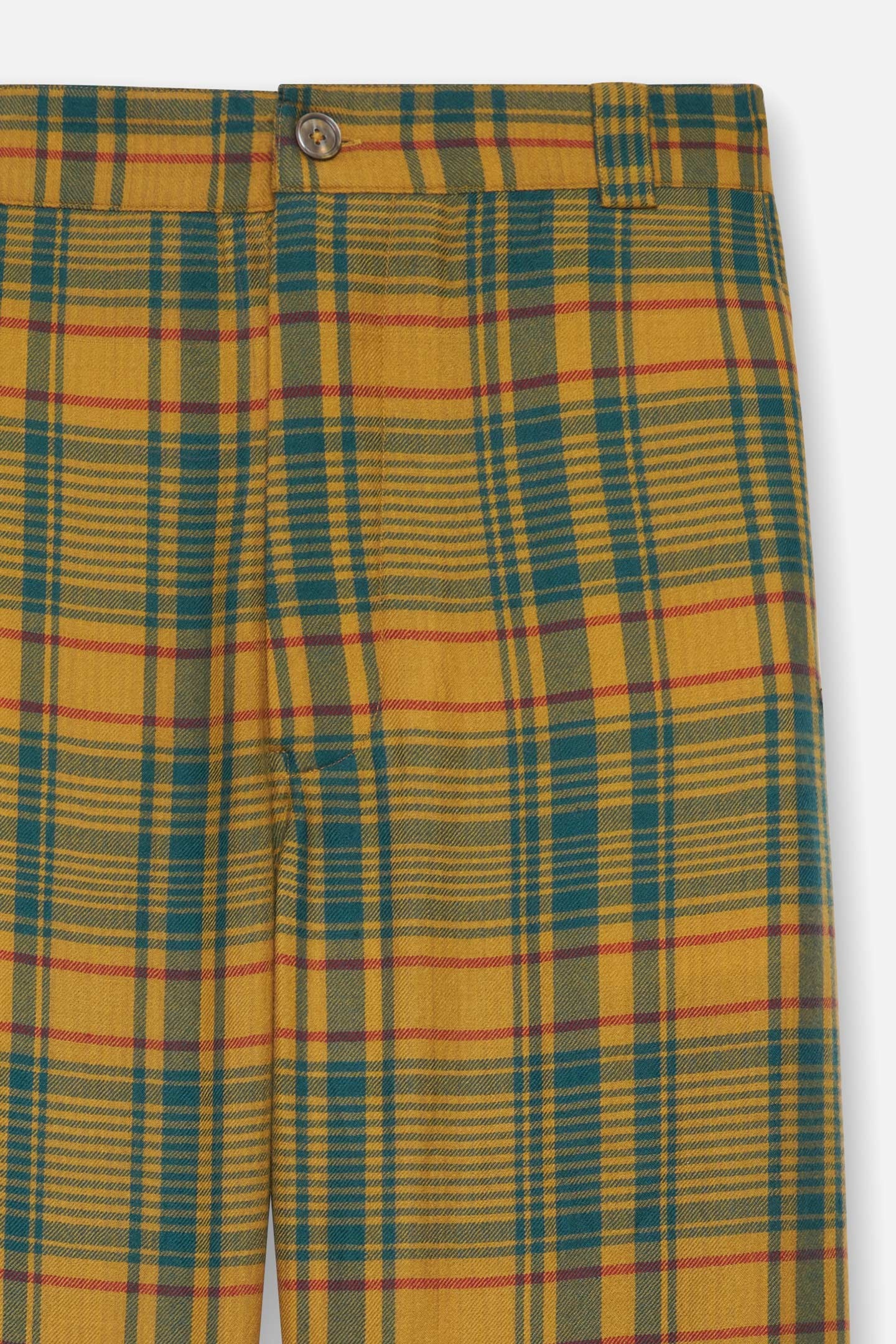 PLAID PASHMINA NORM PANT - 4